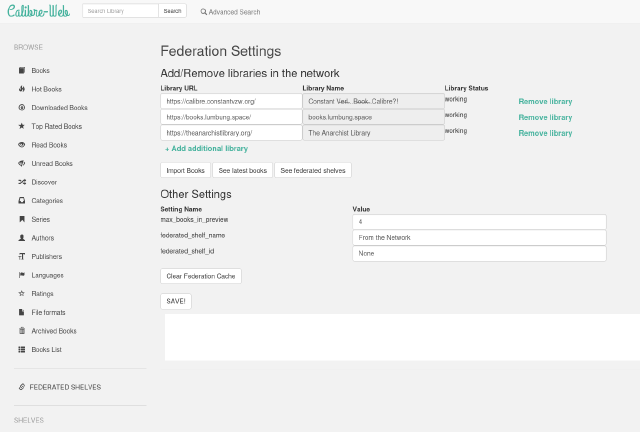 Adding remote via the configuration view