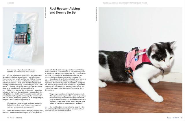 Spread of Neural Magazine showing some of the work that is part of R&amp;D