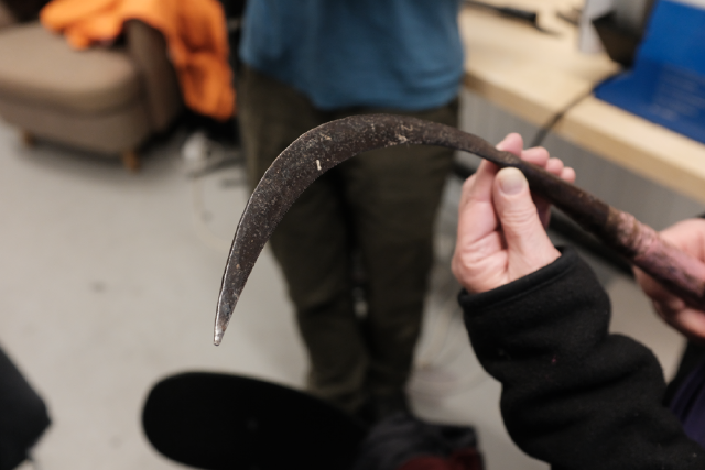 Serrated sickle