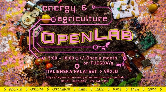 Regenerative Energy Communities Open Lab flyer