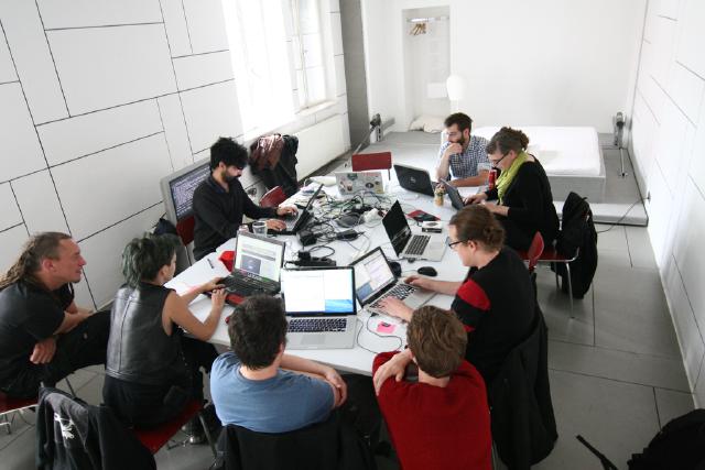 A bibliotecha workshop during AMRO2014 in Linz, Austria
