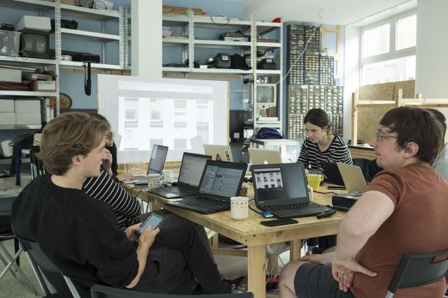 Scene in Varia from the worksession